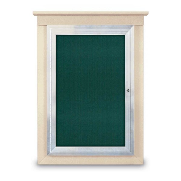 Single Door Enclosed Letterboard, 60"x42